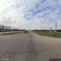 Car and deer collision on westbound 212