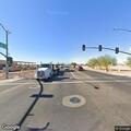 Officers check on man with basket at intersection