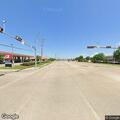 Traffic signal lights flashing red at FM 544