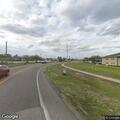 Traffic stop on maroon Lexus sedan