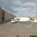 Gas line struck behind commercial building