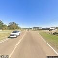Traffic stop on white Ford pickup truck