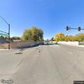 Traffic stop on unlicensed white sedan
