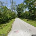 Tree blocking roadway on Woodland Road