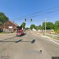 Loose utility pole reported after vehicle crash