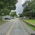 Car blocking lane on Main Street in Wellfleet