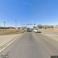 Traffic stop on red Nissan Pathfinder
