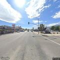 Traffic stop on white box truck in Lone Pine