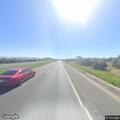 Truck using shoulder to pass on Highway 65