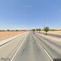 Traffic stop on gray Toyota pickup in Mesquite