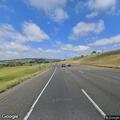 Roll of carpet blocking fast lane on Highway 50