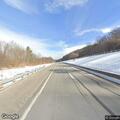 Black truck facing wrong way on Route 460