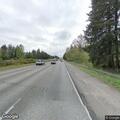Bus on highway reported sparking