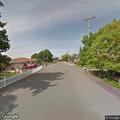 Trailer blocking lane on blind curve