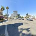 Person blocking lanes at Wilshire and San Vicente