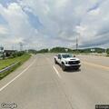 Pedestrian walking in fast lane on Route 50