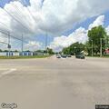 Traffic stop on black Ford Focus at intersection