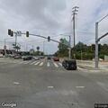 Self-driving car stopped in southbound traffic lanes