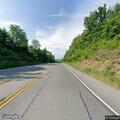 Disabled pickup partially blocking Route 15 lane