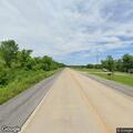 Single-car crash with guardrail damage on Rains Road