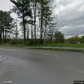 Tree blocks road near farm on Mountain Road