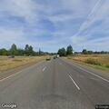 Utility trailer hits cones on I-5 on-ramp