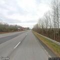 Wood debris blocking lane on NC 280 near Huffman Gap