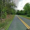 Two trees blocking James River Road