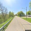 Trash can blocking roadway on State Route 16