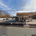 Person reports abdominal pain at gas station