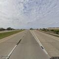 Pedestrians walking on wrong side of I-70 east