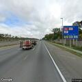 Vehicle crash and brush fire on I-95 in Dumfries
