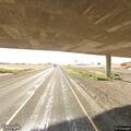 Vehicle leaves I-84 and goes into median near Wendell