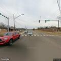 Traffic stop on white Chevy Traverse
