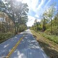 Tree blocking part of Warren Road in Bennington