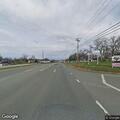 Large plastic bag blocking highway lane