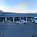 Unattended car hit by parked work truck at Walmart