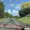 Reckless truck driver passing cars into oncoming lane