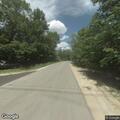 Disabled motorcycle on roadside of River Road