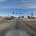 Large cable pole blocking northbound lanes