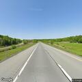 Traffic stop on vehicle before exit 58