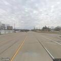 Large road buckle causing traffic hazard on highway