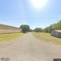Small contained burn pit near RV storage area