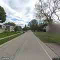 Tree fire caused by sparking power line in Lisle