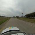 Car out of gas on US 59 near Mesquite Hills