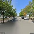 Pickup truck blocking crosswalk on Harrison Avenue