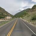 Boulders cleared from mountain road near fire