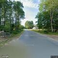 Car leaves roadway at high speed on Brown Road