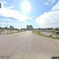 Traffic stop on red Ford Taurus on Route 66