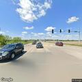 Glass hazard in road at 48th and Cornhusker